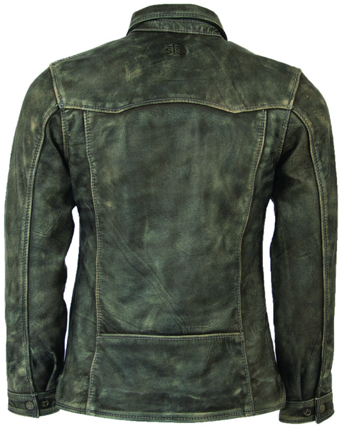 Image #2 - STS Ranchwear Men's Gray The Ranch Hand Leather Jacket, Steel, hi-res