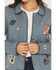 Image #3 - Pendleton Women's Souvenir Patch Button-Down Cardigan, Blue, hi-res