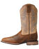 Ariat Men's Everlite Blazin Performance Western Boots - Broad Square Toe , Brown, hi-res