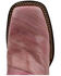 Image #6 - Dan Post Women's Eel Exotic Western Boots - Broad Square Toe, Pink, hi-res