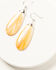 Image #3 - Paige Wallace Women's Spiny Oyster Teardrop Earrings, Orange, hi-res