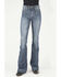Stetson Women's Cactus Pocket Flare Jeans, Blue, hi-res