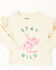 Image #1 - Wrangler Toddler Girls' Stay Wild Long Sleeve Graphic Shirt, Cream, hi-res