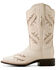 Image #2 - Ariat Women's Round Up Bliss Inlay Western Boots - Broad Square Toe, White, hi-res