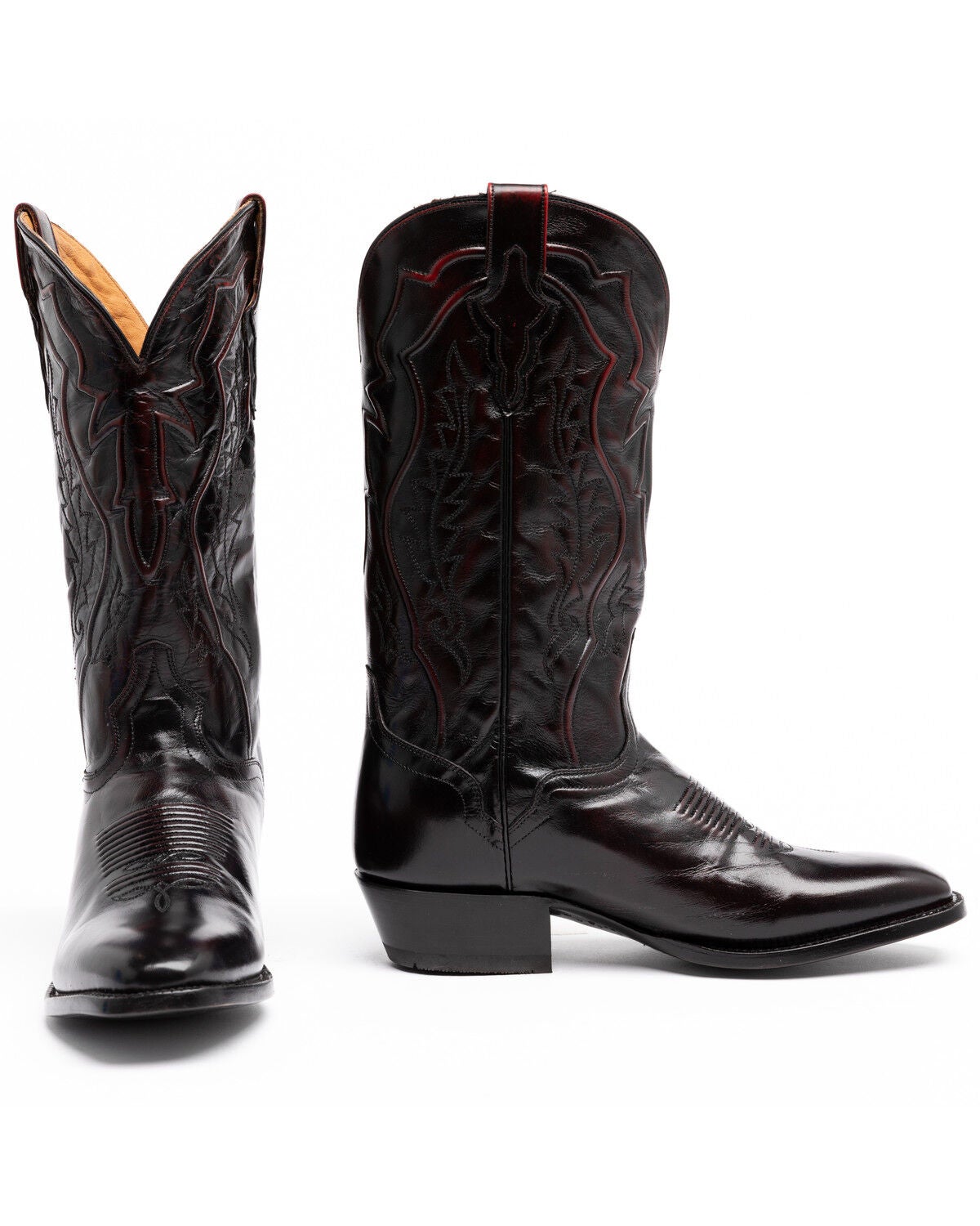 black cherry cowboy boots