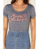 Idyllwind Women's Music Is Medicine Trustie Tee , Navy, hi-res