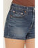 Image #2 - Levi's Women's 501&reg; Original Bottom Place Dark Wash High Rise Stretch Denim Shorts, Dark Wash, hi-res