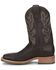 Double H Men's Dark Brown Elk Western Boots - Broad Square Toe, Chocolate, hi-res