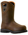 Image #1 - Ariat Men's Longview Shock Shield MetGuard Waterproof Work Boots - Composite Toe, Brown, hi-res
