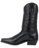 Image #4 - Laredo Men's Hawk Western Boots - Snip Toe, Black, hi-res