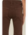 Image #4 - Shyanne Little Girls' Pull-On Flare Stretch Denim Jeans, Brown, hi-res