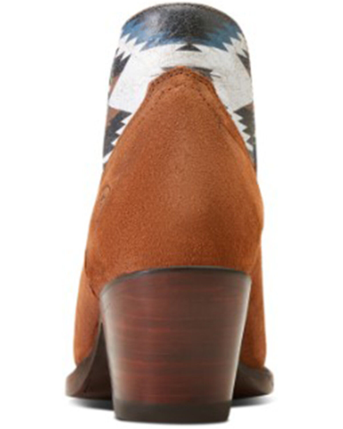 Image #3 - Ariat Women's Chimayo Roughout Booties - Snip Toe, Brown, hi-res