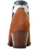 Image #3 - Ariat Women's Chimayo Roughout Booties - Snip Toe, Brown, hi-res