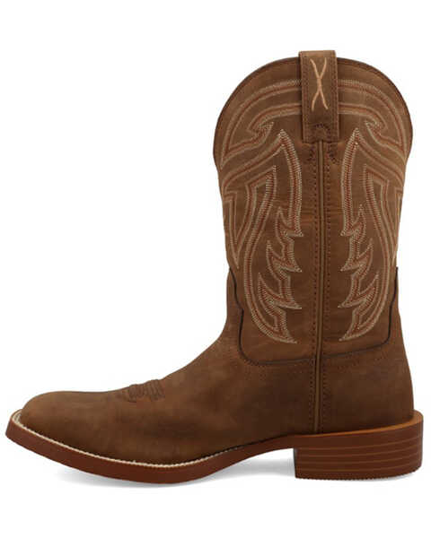 Image #3 - Twisted X Men's 11" Tech X Western Boots - Broad Square Toe , Brown, hi-res
