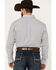 Wrangler Men's Classics Geo Print Long Sleeve Button-Down Western Shirt - Tall, Navy, hi-res