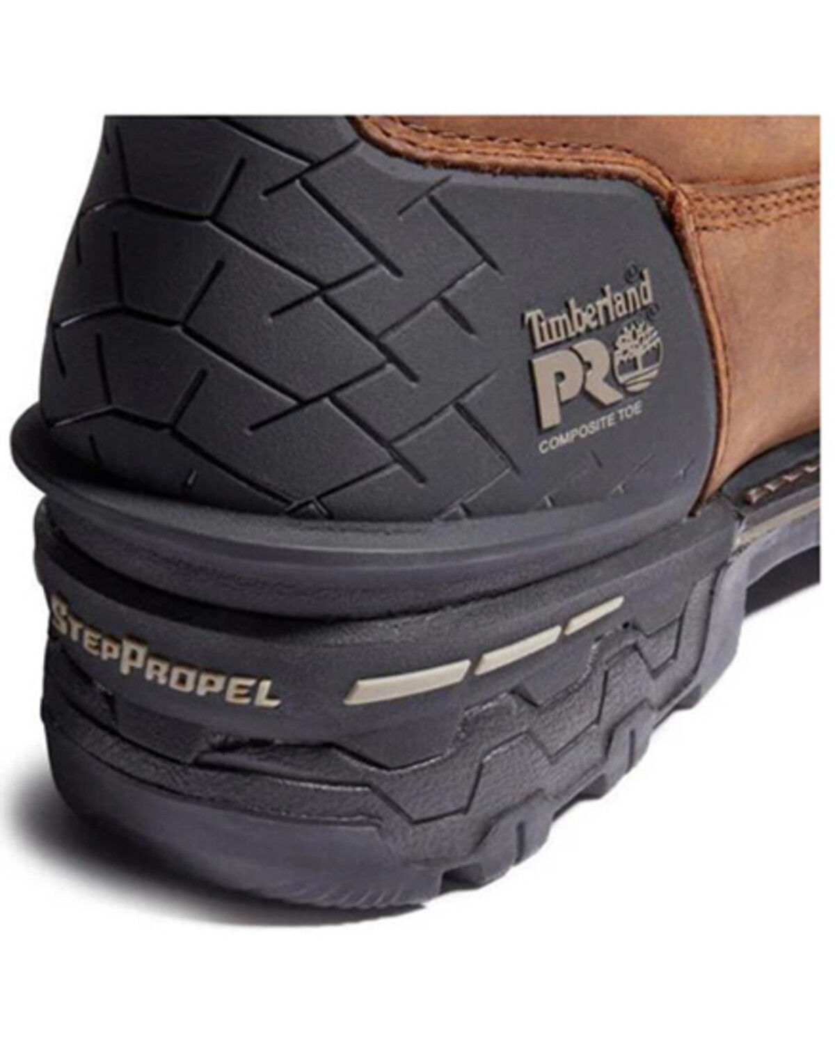 Image #6 - Timberland PRO Men's 8" Boondock HD Waterproof Work Boots - Composite Toe, Distressed Brown, hi-res