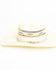 Image #3 - Justin Men's Ivory Tan Eaton Vented Straw Western Hat, Ivory, hi-res