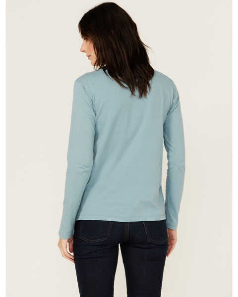 Image #4 - Timberland PRO® Women's Core Long Sleeve T-Shirt, Blue, hi-res