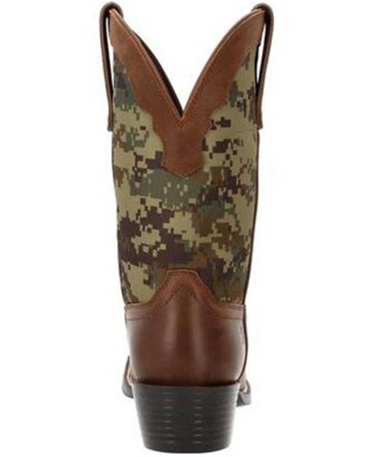 Image #4 - Durango Men's Westward Camo Western Performance Boots - Broad Square Toe, Camouflage, hi-res