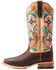 Image #2 - Ariat Women's Frontier Danielle Western Boots - Broad Square Toe, Brown, hi-res
