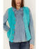 Image #4 - Scully Women's Suede Snap Front Vest, Teal, hi-res