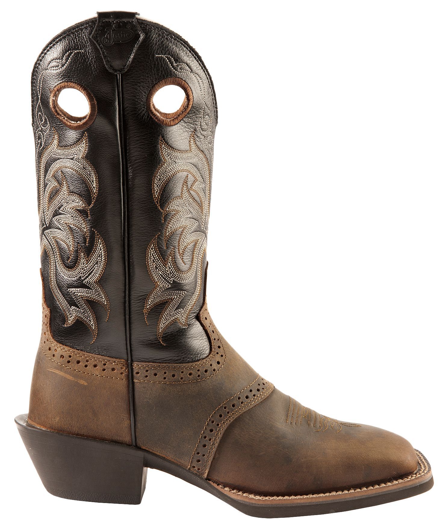 justin stampede punchy cowboy boots
