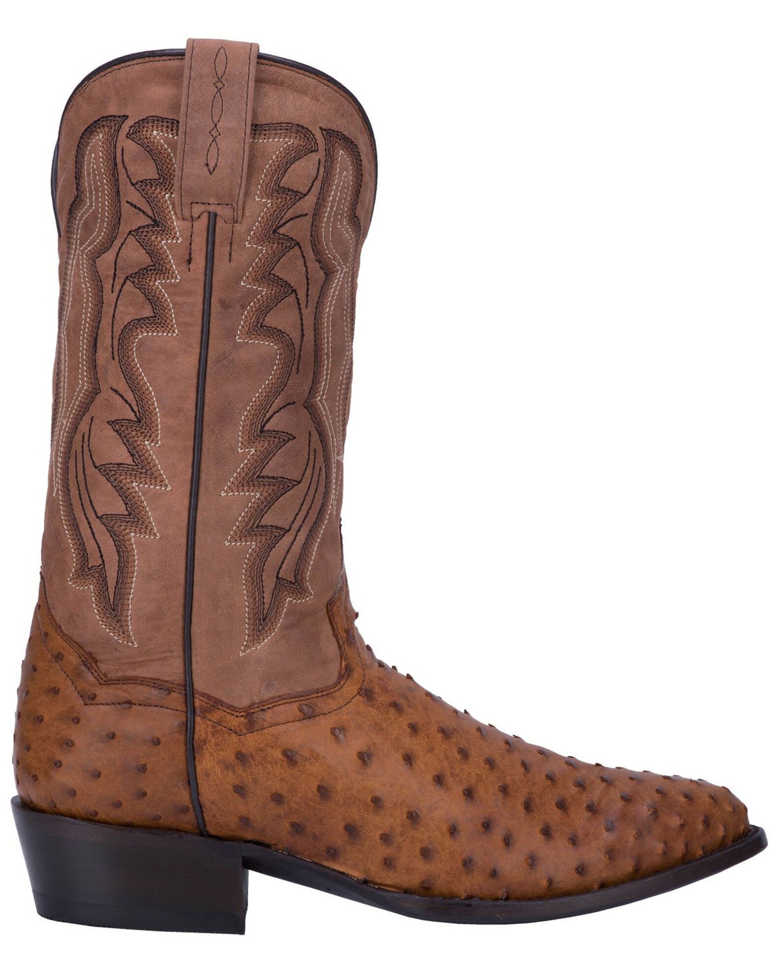 Product Name: Dan Post Men's Tempe Full Quill Ostrich Western Boots