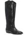 Image #1 - Frye Women's Blair Tall Western Boots - Round Toe, Black, hi-res