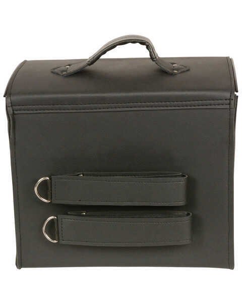 Image #3 - Milwaukee Leather Medium PVC Sissy Bar Carry Bag, Black, hi-res