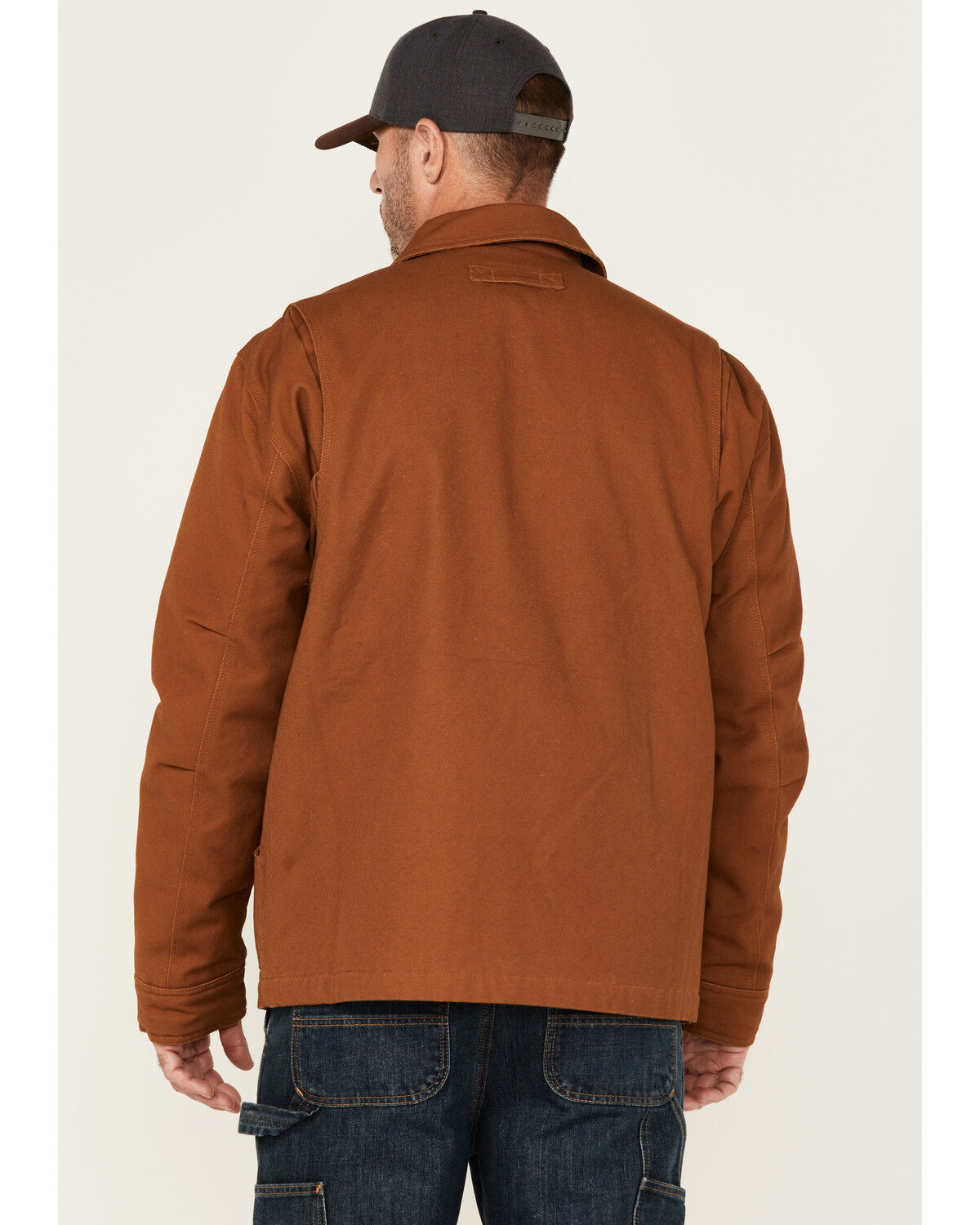 Image #4 - Lucky Brand Workwear Men's Chore Insulated Canvas Work Jacket, Brown, hi-res