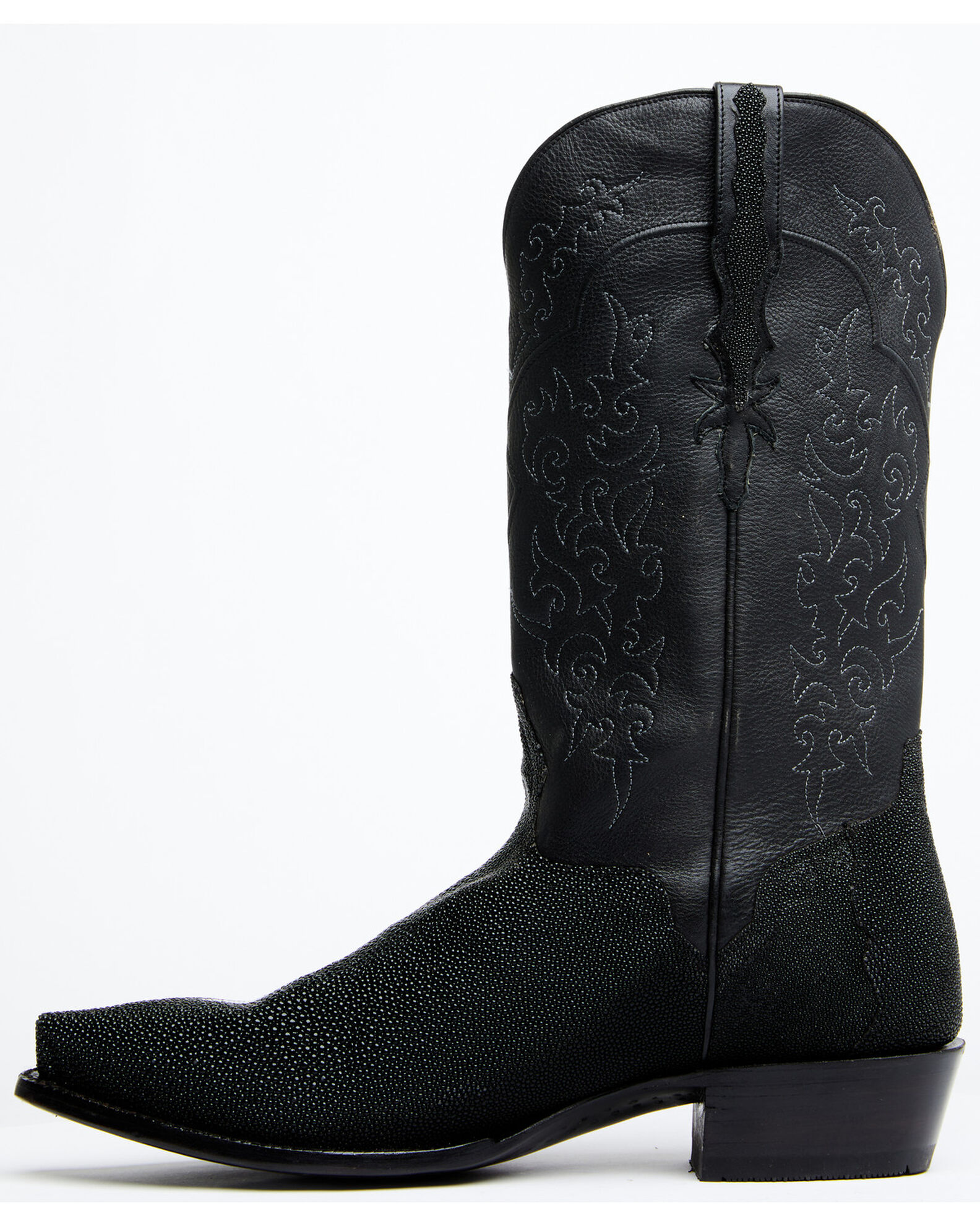 El Dorado Men s Exotic Stingray Skin Western Boots Snip Toe Sheplers