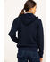 Carhartt Women's FR Rain Defender Hooded Heavyweight Zip Sweatshirt, Navy, hi-res