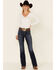 Shyanne Women's Vaquera Mid Rise Bootcut Jeans, Medium Blue, hi-res