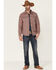 Justin Men's Jackson Plaid Print Long Sleeve Snap Shirt Jacket , Multi, hi-res