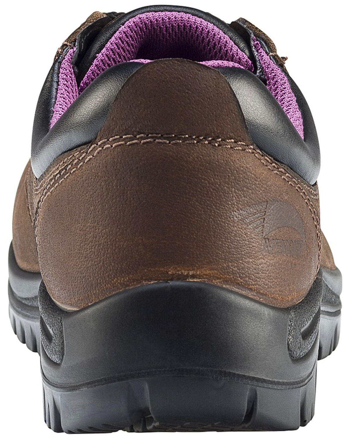 Image #3 - Avenger Women's Waterproof Oxford Work Shoes - Composite Toe, Brown, hi-res