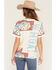 Image #4 - Shyanne Women's Santa Cruz Conversation Print Short Sleeve Graphic Tee, Cream, hi-res