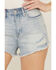 Cleo + Wolf Women's Heavy Distressed 2 1/2" Shorts , Blue, hi-res