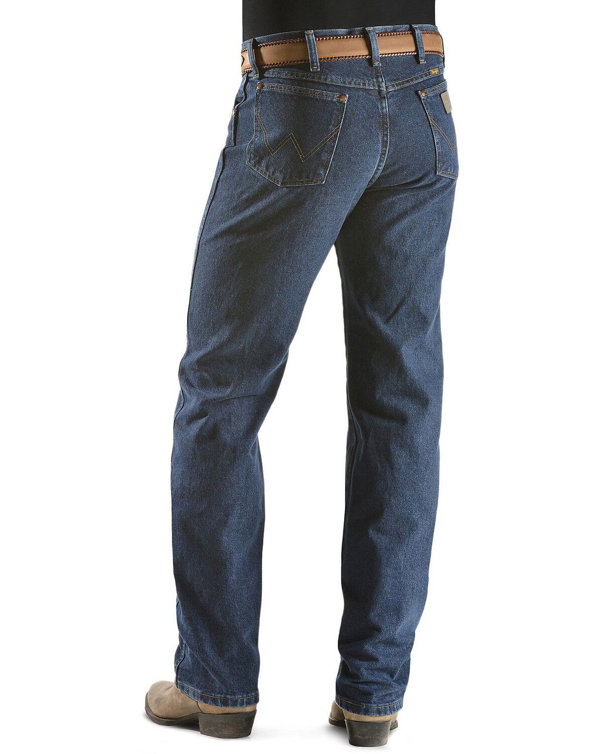 Image #1 - Wrangler Men's 13MWZ Jeans Cowboy Cut Original Fit Prewashed Jeans, Dark Stone, hi-res