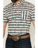 Image #3 - RANK 45&reg; Men's Resurrection Southwestern Print Short Sleeve Button-Down Performance Stretch Western Shirt, Ivory, hi-res