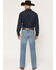 Image #3 - Ariat Men's M5 Logan Medium Wash Straight Stretch Denim Jeans - Big, Medium Wash, hi-res