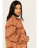 Shyanne Women's Southwestern Blanket Sherpa Lined Jacket , Caramel, hi-res