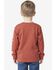 Image #4 - Carhartt Toddler Boys' Pocket Logo Long Sleeve T-Shirt, Red, hi-res