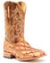 Cody James Men's Caramel Matte Pirarucu Exotic Western Boots - Broad Square Toe , Caramel, hi-res