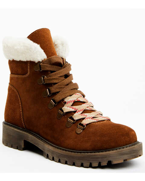 Cleo + Wolf Women's Fashion Hiker Boots, Brown, hi-res