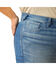 Image #4 - Ariat Women's Elaina Medium Wash High Rise Slim Trouser Stretch Denim Jeans - Plus, Medium Wash, hi-res