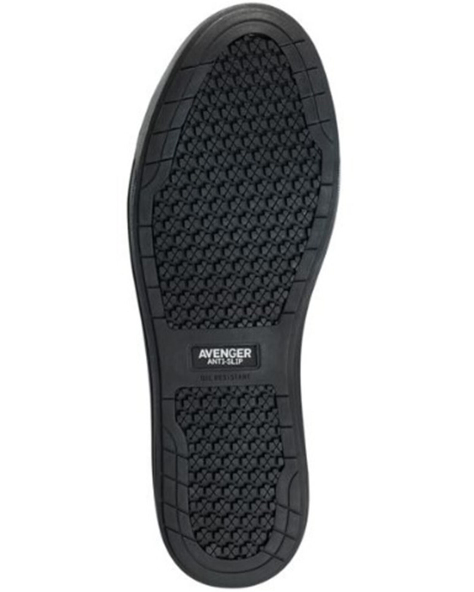 Image #7 - Avenger Men's Blade 6-Eye Lace-Up Athletic Work Shoes - Alloy Toe, Black, hi-res