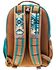 Image #2 - Hooey Ox Southwestern Print Backpack, Turquoise, hi-res