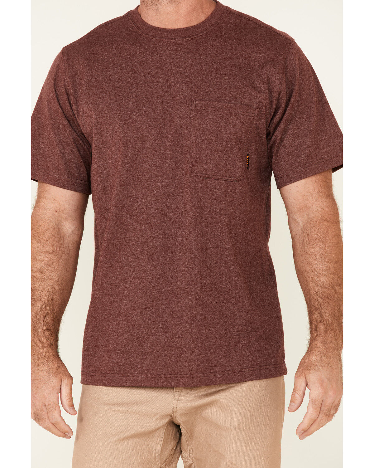 Image #3 - Hawx Men's Solid Forge Short Sleeve Work Pocket T-Shirt - Big, , hi-res