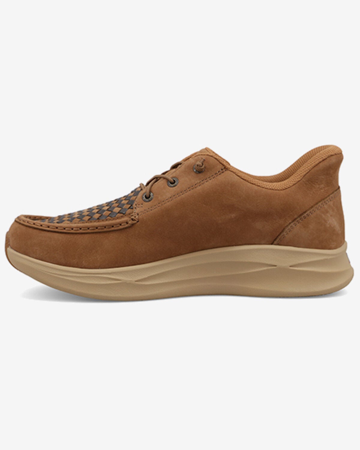 Image #3 - Twisted X Men's Feather X&trade; Forged Iron EZ On Casual Shoes - Moc Toe, Camel, hi-res