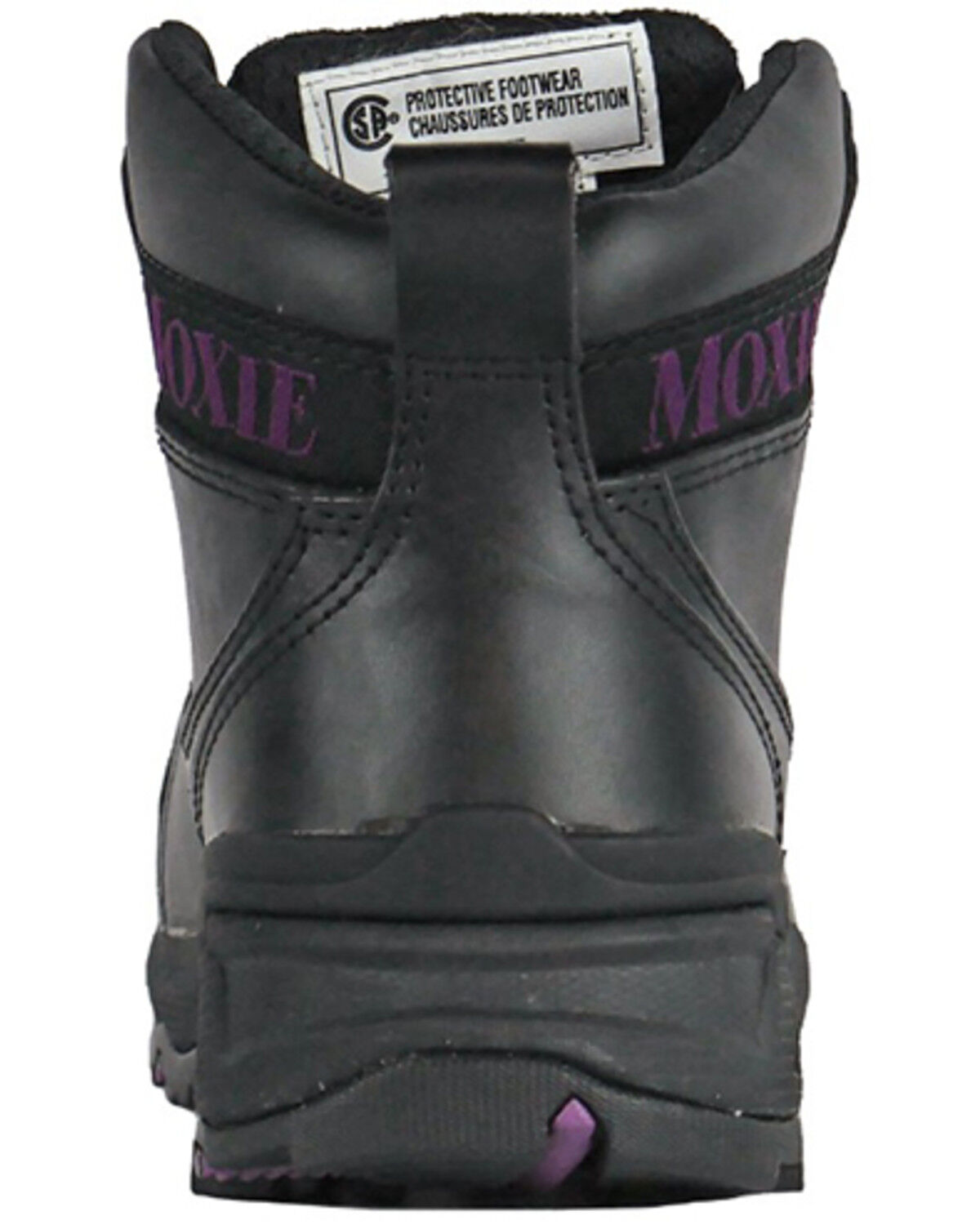 Image #5 - Moxie Trades Women's 4" Vegas Waterproof Work Boots - Aluminum Toe, Black, hi-res